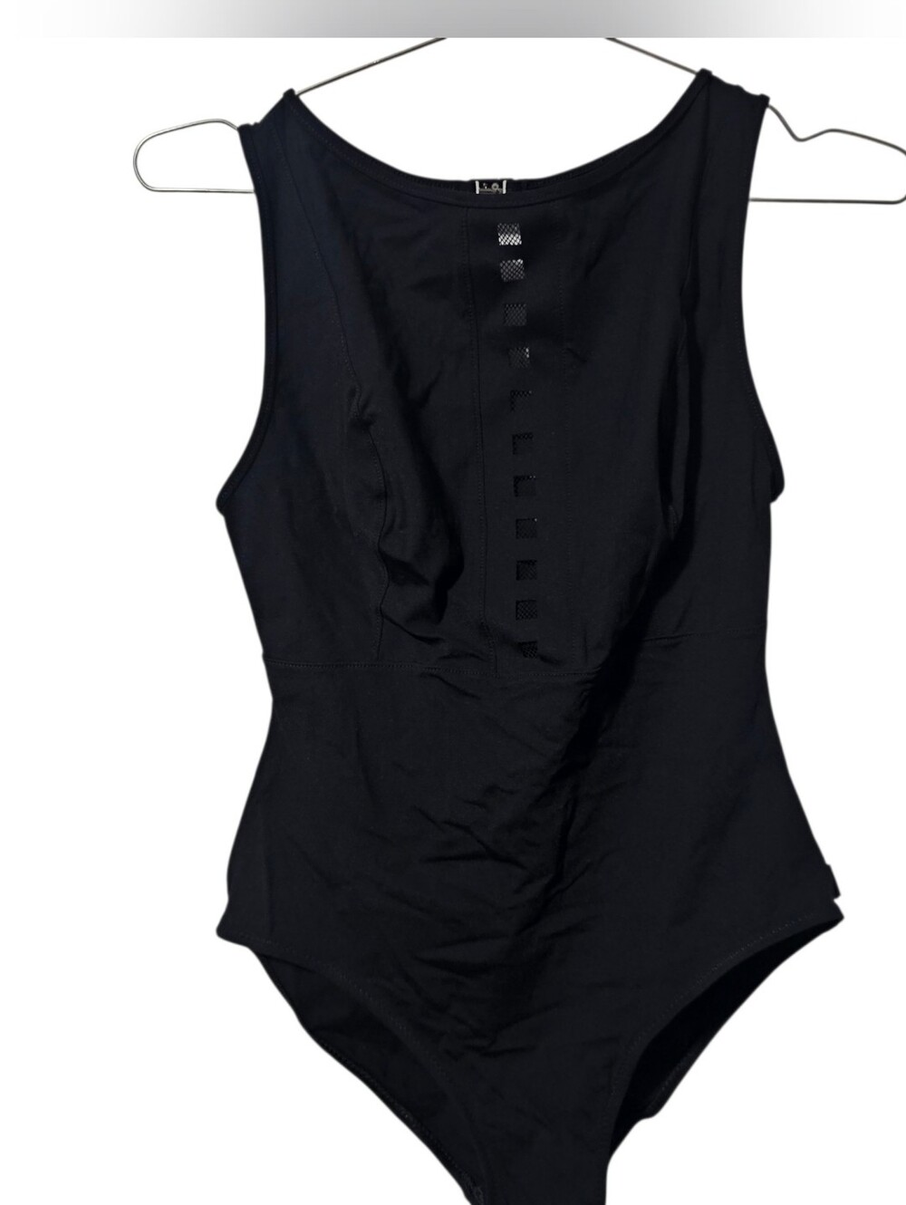 SHAN Mosaic Cutout High-Neck One-Piece Swimsuit – Women’s Size 12 | Black - Picture 2 of 9